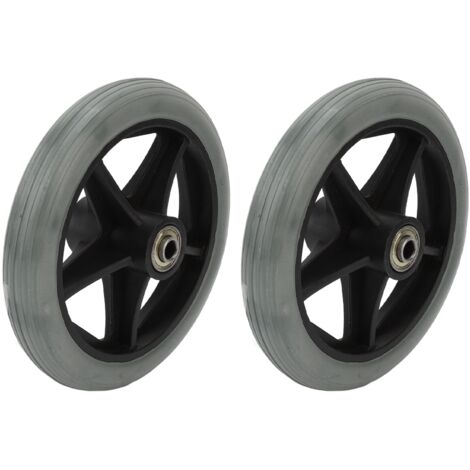 Roues avant universelles 6 pouces pour fauteuil roulant, antidérapantes en PU durable, kit de remplacement