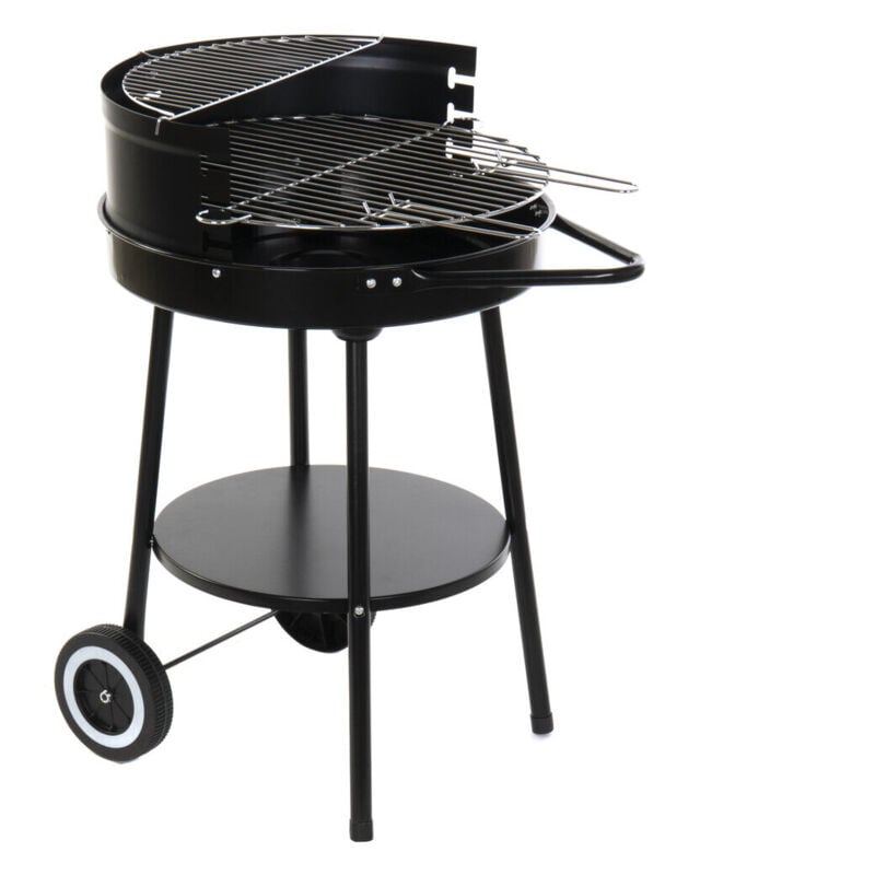 Dkd Home Decor - Barbecue Métal Plastique 59X49,5X82 Noir