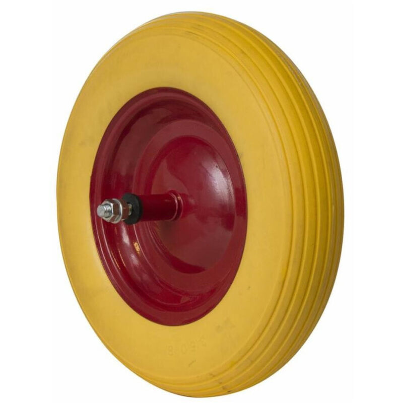 Roues de brouette increvable jante métal ø 368