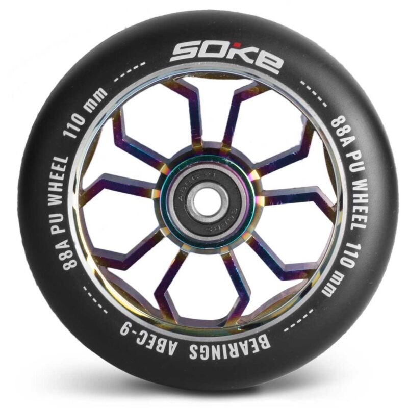 Roues de scooter 110 mm arc-en-ciel 2 pcs