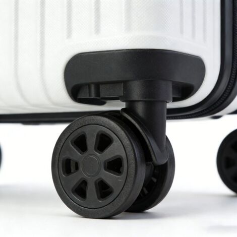 Roues de valise A71 noires, roues de remplacement universelles pour valises, bagages et chariots