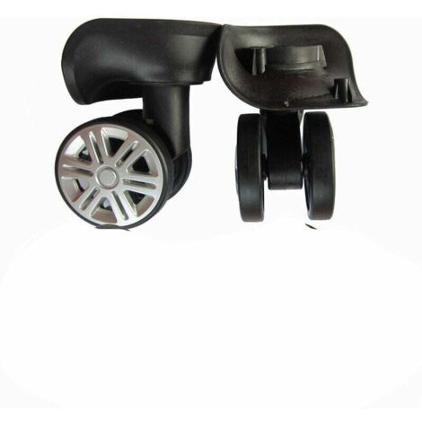 Roues De Valise De Rechange Pour Bagages Universelle Remplacement De La Roue Roulettes Valise De Voyage Bagages Valise Roue Gauche Et Droite Ensemble D'Accessoires De Réparation 1Paire