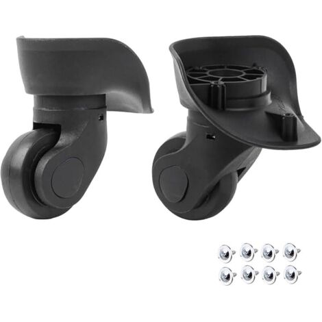 Roues de Valise,1 Paire Roues pour Bagages,Roues de Rechange de Bagages Valise roulettes pour Chariot Valise Malle (W041-2 L)