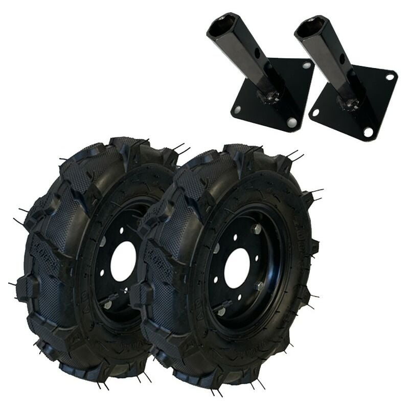 Sakawa - Roues pneumatiques motobineuse Motoculteur 400 x 8 mangons