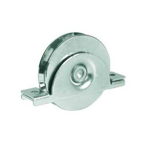 Roues pour portails Gola U-20 art. 392L avec support diamètre mm 120