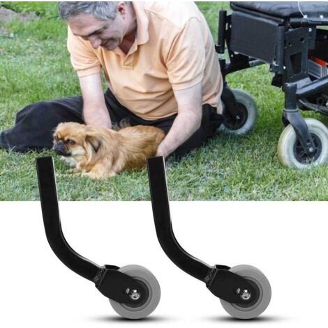 Roues universelles antidérapantes pour fauteuil roulant et scooter électrique