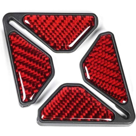 (Rouge, 1 paire) Protection d'angle de portière de voiture universelle, protection d'angle anti-collision pour pare-chocs, anti-rayures