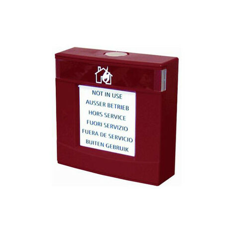 Rouge cas de Siemens, avec le verre et la clé de lutte contre l'Incendie A5Q00004023