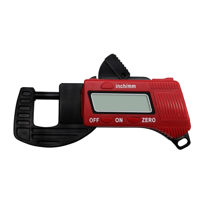 Csparkv - Rouge Gauge d'épaisseur numérique micromètre Blue Mesure électronique outil portable
