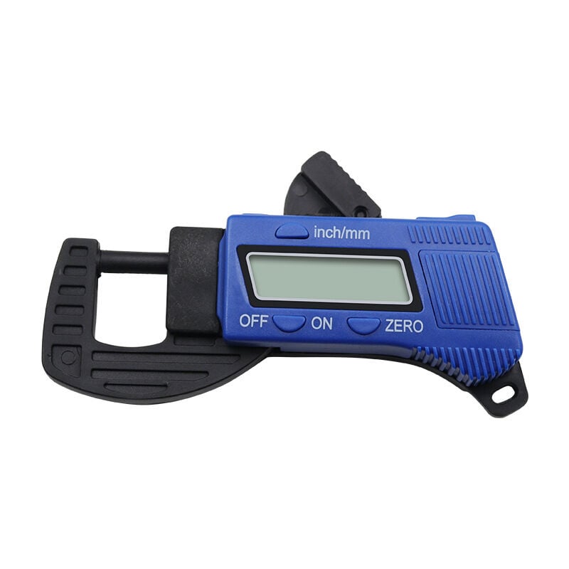 Csparkv - Bleu Gauge d'épaisseur numérique micromètre Blue Mesure électronique outil portable