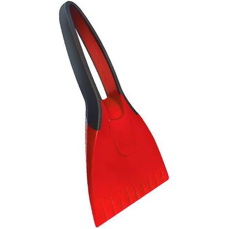 rouge Grattoir  Glace  Avec Racloir En  Antidrapante Gratte-givre Raclette Pare Brise Outil D'hiverl'image Du Produit Est L'image Principale