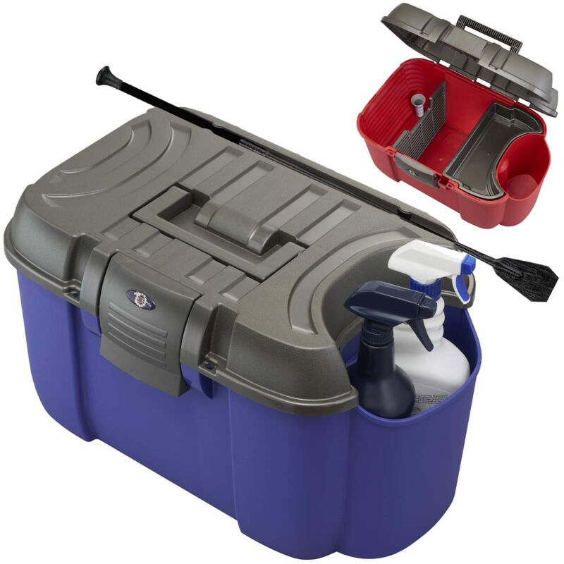 NSC - Bleu - Mallette Koala avec poche extérieure et séparateurs intérieurs