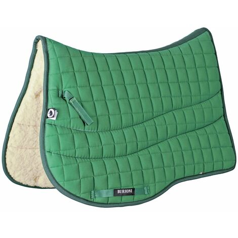 Rouge - Selle de trekking rectangulaire matelassée en coton avec doublure en pure laine
