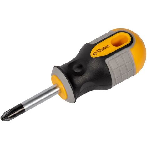 Roughneck 22-153 Stubby Screwdriver Pozidriv Tip PZ2 x 38mm ROU22153