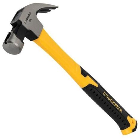 Roughneck Fibreglass Shaft Claw Hammer – 20oz (567g) Model ROU11110