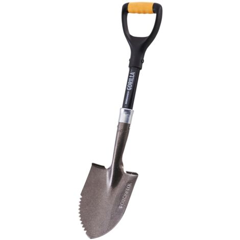 Roughneck Gorilla Sharp-Edge Round Micro Shovel