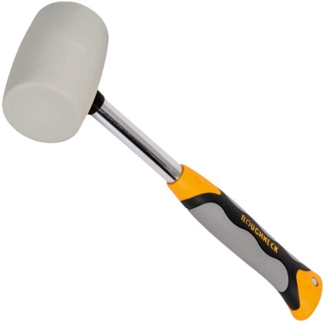 Roughneck Non-Marking White Rubber Mallet, 16 oz (454g)