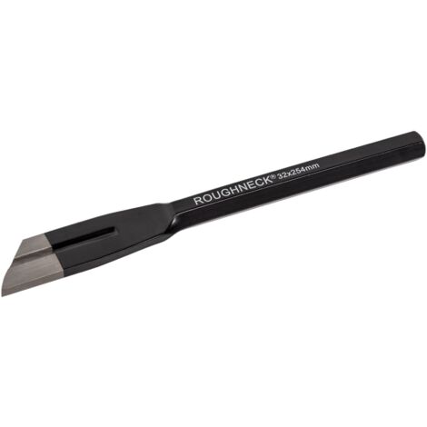 Roughneck ROU31987 Heavy-Duty Plugging Chisel, 254mm (10 inches) Length x 32mm (1.1/4 inch) Width, 16mm Shank