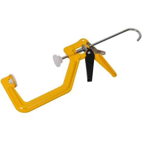 Roughneck ROU38010 TurboClamp™ One-Handed Speed Clamp, 150mm (6-inch), Heavy-Duty Lever Clamp