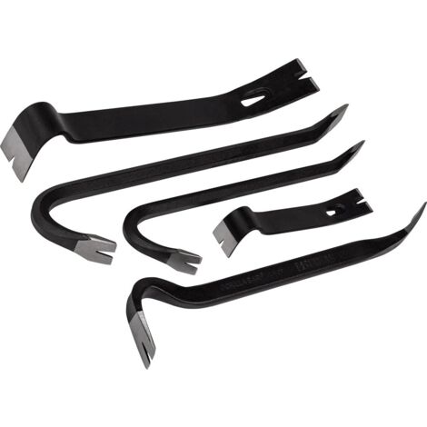 Roughneck ROU64961 - Set di 5 barre multiuso composto da: barra multiuso (17,8 cm e 33 cm), barra di demolizione (30,5 cm e 38,1 cm) e Gorilla Bar (35,6 cm)