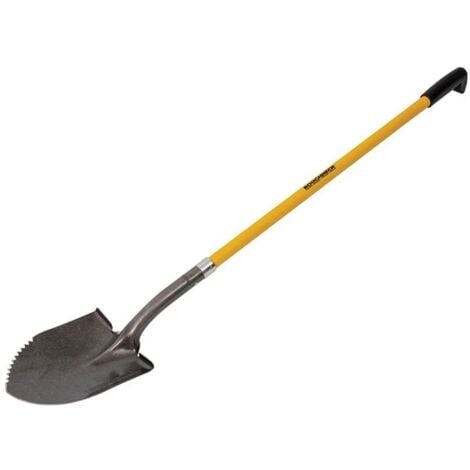 Roughneck Sharp Edge Round Shovel, Long Handle ROU68044