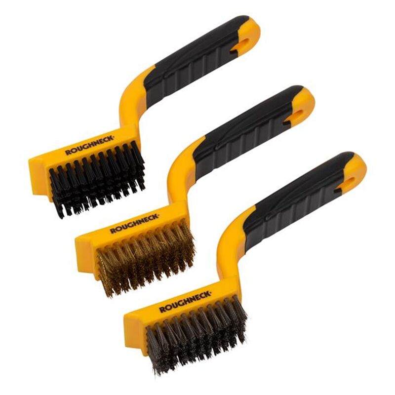 ROU52012 Wire Brush Set 3 Piece - Roughneck