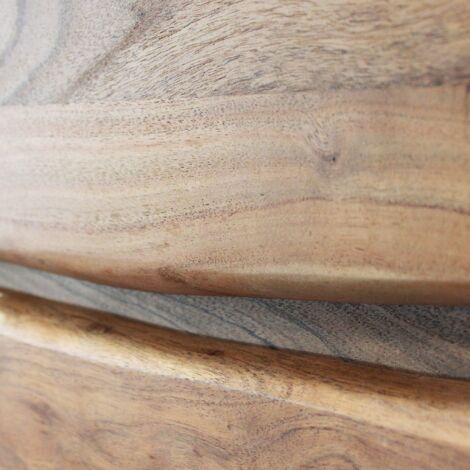 ROUGHT - cassettiera con 5 cassetti in legno