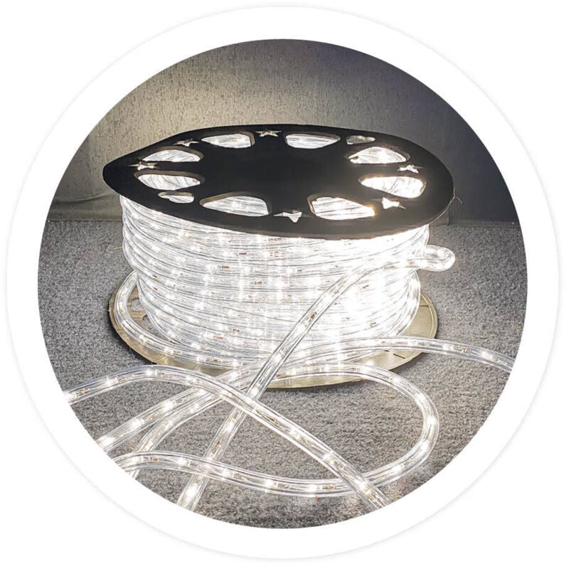 GSC - Rouleau 48M tube led flexible 8 fonctions Lumière froide