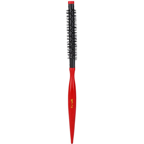 Rouleau à cheveux en nylon avec pointe en aluminium et manche ergonomique pour coiffure précise