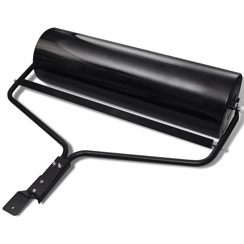 Vidaxl - Rouleau à gazon de jardin Noir 68 L