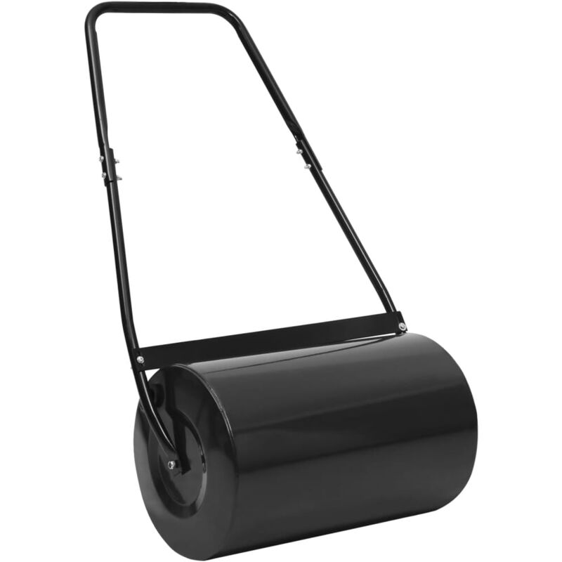 Vidaxl - Rouleau à gazon Noir 63 cm 50 L