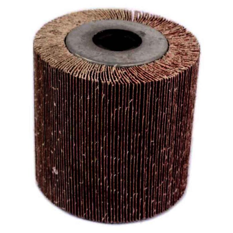 Rouleau à lamelles 100 x 100 mm pour meuleuse de brunissage