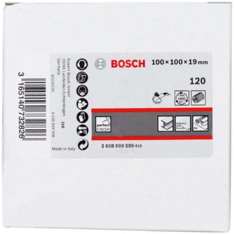 Rouleau abrasif à lamelles Bosch 19 mm 120 100 mm