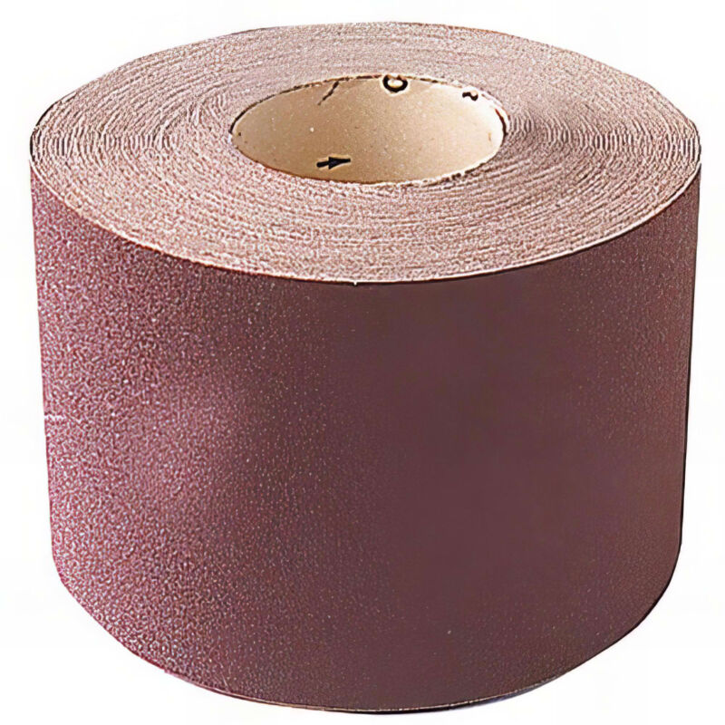Leman - Rouleau toile souple corindon brun 100 mm x 25 m Gr. 150 pour bois et métal - 10025.150