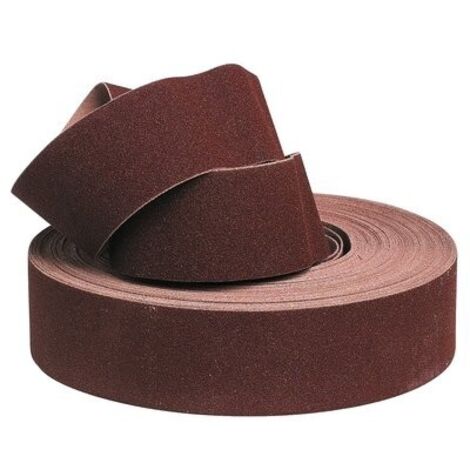 Rouleau abrasif de ponçage - Grain 80 38mm x 25m