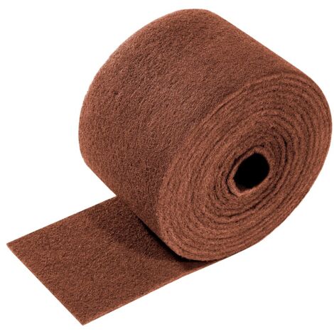 Rouleau abrasif MERCURY ROLL 100 récurage des surfaces difficiles fibres 100% recyclées marron longueur 6m largeur 15 cm - MAPA SPONTEX PROFESSIONNEL