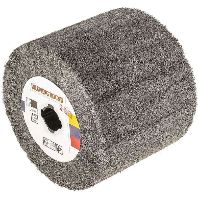 Rouleau abrasif non tissé pour polisseuse 120x100mm, grain P600