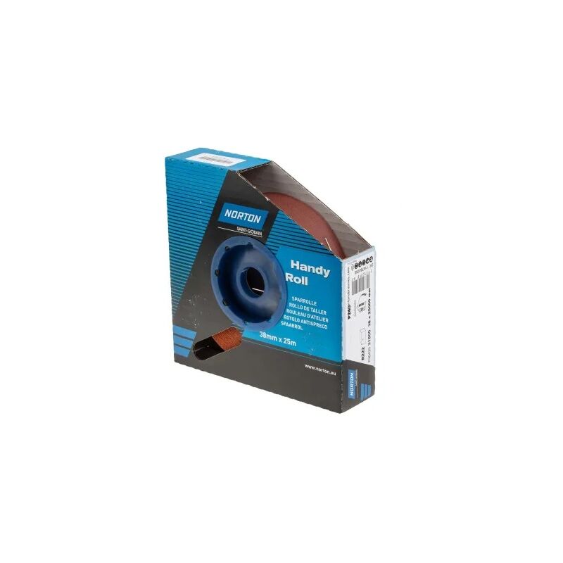 Norton - Rouleau d'atelier R222 - 38 mm x 25 m - Grain 120