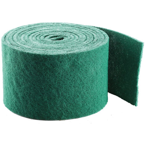 Rouleau abrasif vert 5.00m - TAMPEL - HYGIENE CUISINE