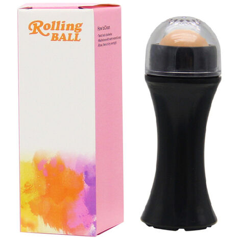 Rouleau absorbant l&39huile du visage, pierre volcanique, dissolvant des imperfections, visage t-zone, élimination de l&39huile, baton de roulement, boule, visage d&39été changement de brillance,1pc