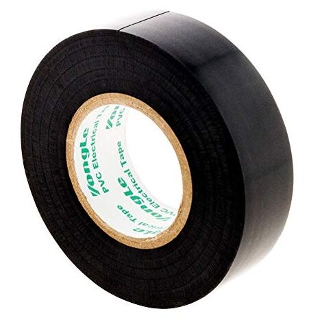 ROULEAU ADHÉSIF 19MM X 20M NOIR - ZENITECH 121570