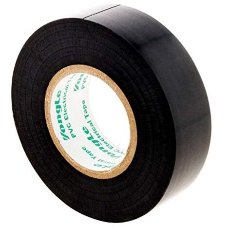 Ruban De Masquage Noir JVCC JV497 - Longueur 54,9 M, Papier Crépon, Résistance 32 Oz - Pour Peinture, Bricolage
