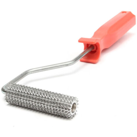 Rouleau antimousse à rainures verticales en fibre de verre, diamètre 21 mm, longueur 75 mm