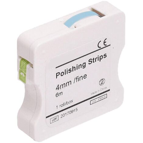 rouleau / boîte de bandes de polissage dentaire, bande de polissage de 4 mm pour les dents, bandes de finition abrasives