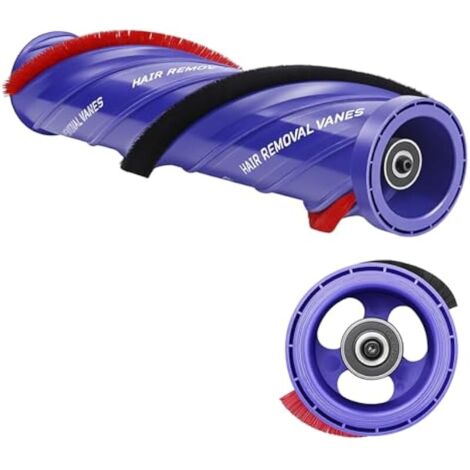 Rouleau Brosse de Rechange pour tête d'aspirateur Dyson Anti-enchevêtrement, Compatible avec Dyson V10 SV12 SV27, Brosse à Rouleau à 3 Broches
