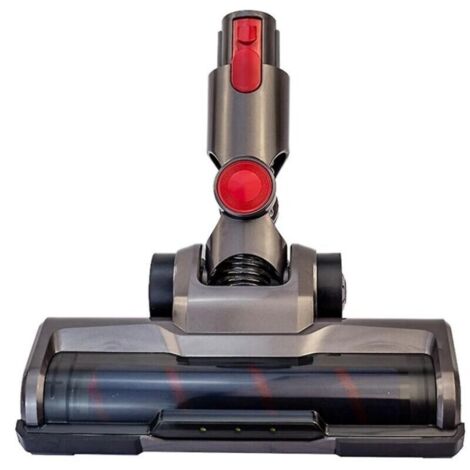 Rouleau brosse électrique compatible pour Dyson V8 Fluffy, tête de nettoyage pour sols, efficace sur les poils d'animaux et poussières.