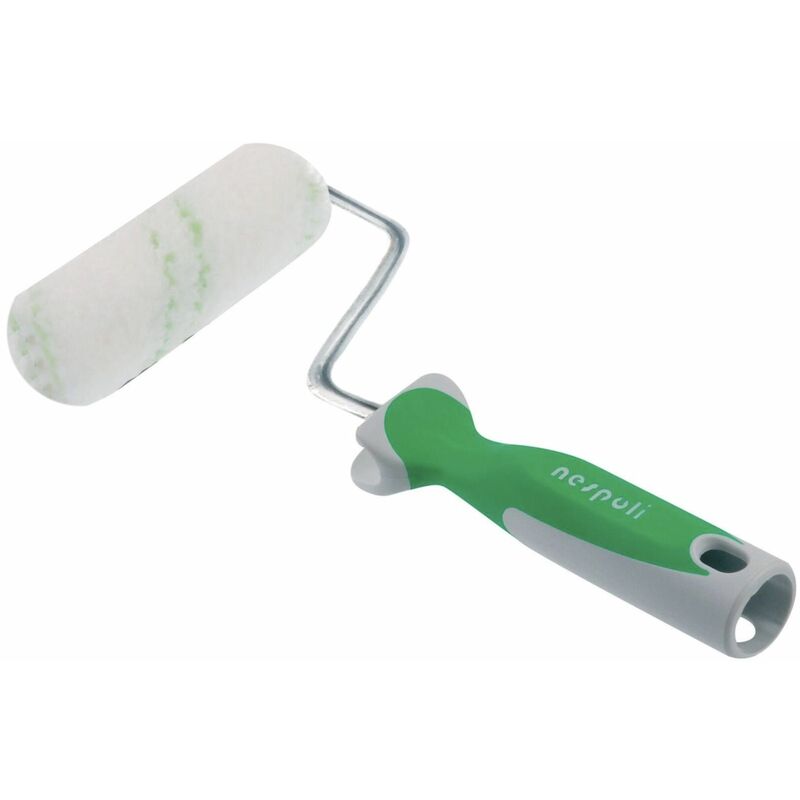 Nespoli - Rouleau compact à manche court pour nèfles de 11 cm, coloris vert.