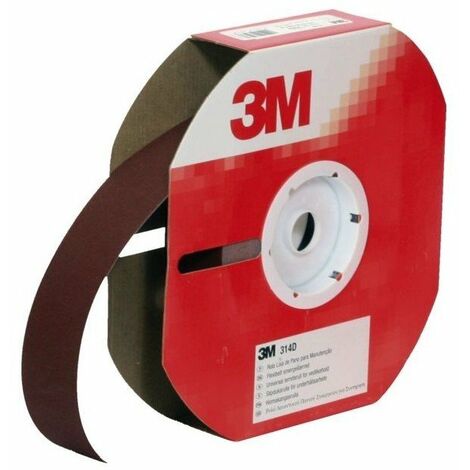 Rouleau d atelier 3m314d toilesouple 38 mm x 25 m grain 400