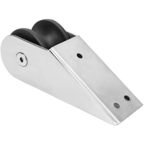 Rouleau d'arc en Acier Inoxydable 6,1x2,17 Pouces, Support Fixe Universel pour Bateau, Yacht, Kayak, Kit de Chariot d'ancrage.