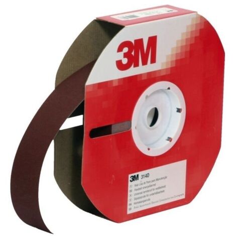 Rouleau D'atelier 3m314d Toilesouple 50 Mm X 25 M Grain 120